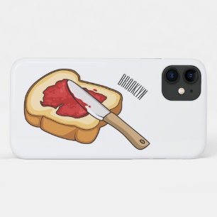 パン&ジャム漫画イラストレーション iPhone 11 ケース