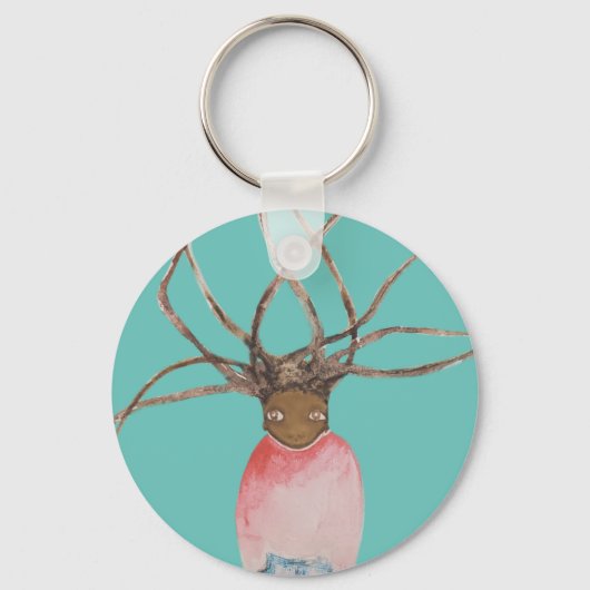 パン、セーター、ジーンズ キーホルダー (正面)