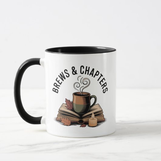 パン&チャプター – Cozy Witch Tea and Books マグカップ (左)