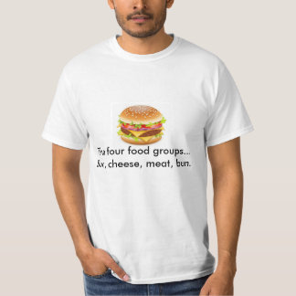 パン、チーズ、肉、パンの人のグラフィックT Tシャツ