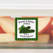 パン&バター漬けPlaid S食品ラベル ラベル (貼付)