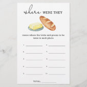 パン&バター，彼らはブライダルシャワーゲームはどこだった (正面)