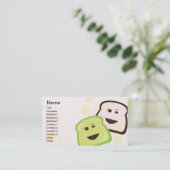 パン-ビジネス 名刺 (スタンド正面)