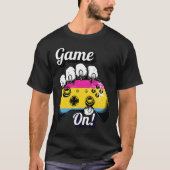 パン プライド ゲームオン タイガー パウ コントローラー Tシャツ 2026 (正面)