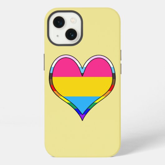 パン プライド ハート Case-Mate iPhoneケース iPhone 13ケース (裏面)