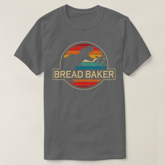 パン・ベイカー恐竜 Tシャツ (デザイン正面)