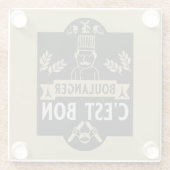 パン・ベイカー ガラスコースター (裏面)