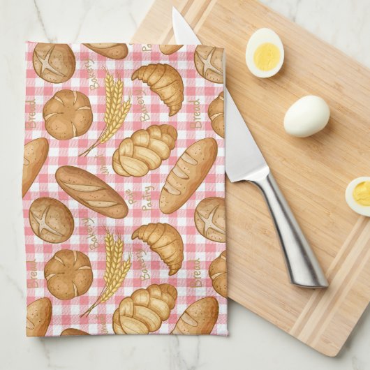 パン・ベイカー キッチンタオル (四つ折り)