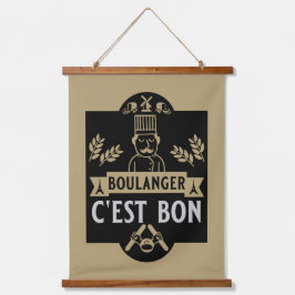 パン・ベイカー 吊り下げ型タペストリー