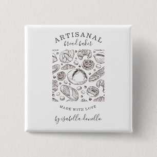 パン・ベイカー 缶バッジ