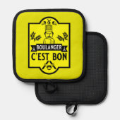 パン・ベイカー 鍋敷き (正面/裏面)