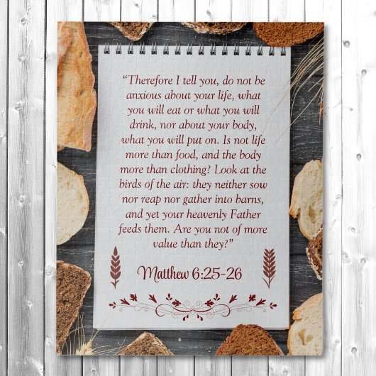 パン マタイ6:25聖書の聖句 ジグソーパズル