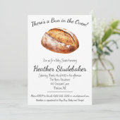 パン・ローフ赤ちゃんシャワー 招待状 (スタンド正面)