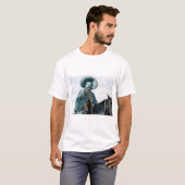 パンcho ビージャ 水彩画 tシャツ (正面フル)