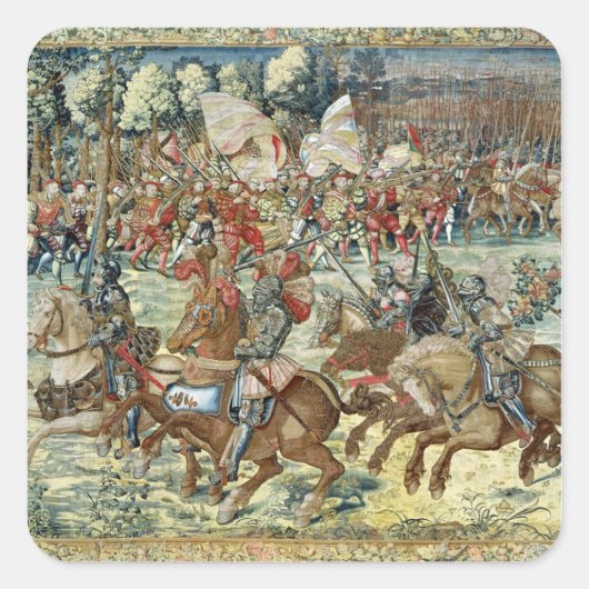 パヴィアの戦い。チャールズ5世の進歩 スクエアシール (正面)