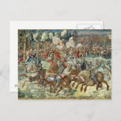 パヴィアの戦い。チャールズ5世の進歩 ポストカード (正面/裏面)