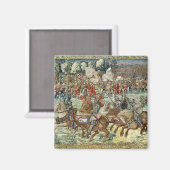 パヴィアの戦い。チャールズ5世の進歩 マグネット (正面/裏面)
