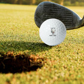 パーおもしろいティーゴルフボールを見よう ゴルフボール