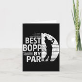 パーでボッパ、ゴルフシャツ ギフト おじいちゃん、父の日 カード (正面)