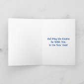 パーでメリークリスマスを過ごす |ディスクゴルフ カード (内部)