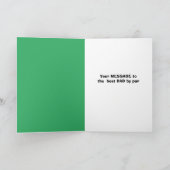 パーで最高のパパ カード (内部)