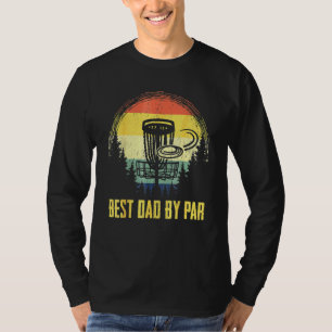 パーで最高の父 Disc Golf ヴィンテージ フライングディスク 父の日ギフト Tシャツ