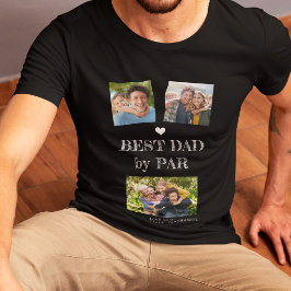 パーによるベスト・ダッド フォト ゴルフ 父 Tシャツ