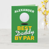 パーによる最高のパパ | 父の日 カード (黄色い花)