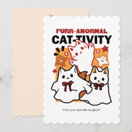 パーアナーマル・キャットビティ・キュート ハロウィン キャット デザイン シーズンカード