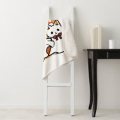 パーアノーマル猫の感性かわいいハロウィーンキャットデザイン シェルパブランケット (インサイチュ)