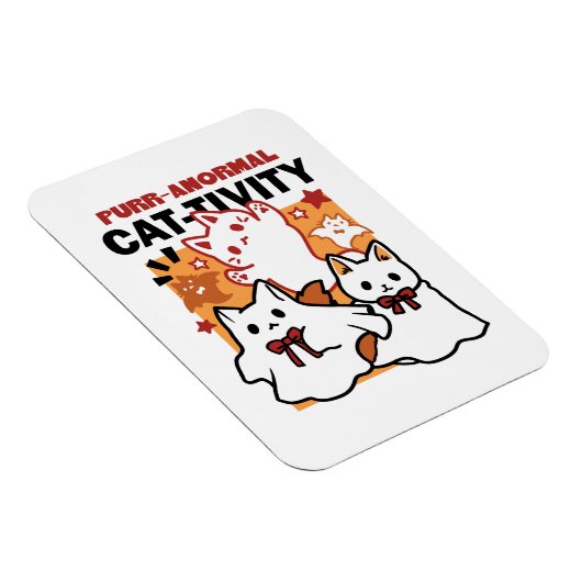 パーアノーマル猫の感性かわいいハロウィーンキャットデザイン マグネット (右側)