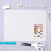 パーアノーマル猫の感性かわいいハロウィーンキャットデザイン 薄葉紙 (クラフト)