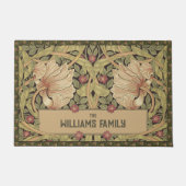 パーインペネルパターンDoormat William Morrisヴィンテージ ドアマット (正面)