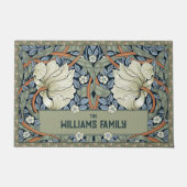 パーインペネルパターンDoormat William Morrisヴィンテージ ドアマット (正面)