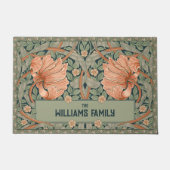 パーインペネルパターンDoormat William Morrisヴィンテージ ドアマット (正面)