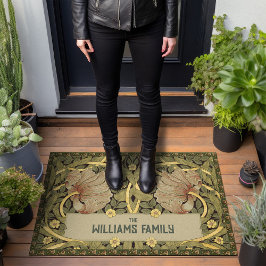 パーインペネルパターンDoormat William Morrisヴィンテージ ドアマット