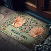 パーインペネルパターンDoormat William Morrisヴィンテージ ドアマット