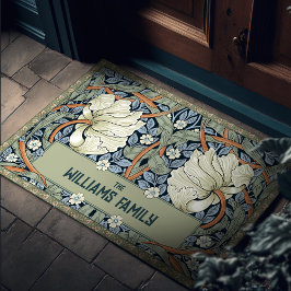 パーインペネルパターンDoormat William Morrisヴィンテージ ドアマット