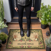 パーインペネルパターンDoormat William Morrisヴィンテージ ドアマット