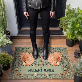 パーインペネルパターンDoormat William Morrisヴィンテージ ドアマット