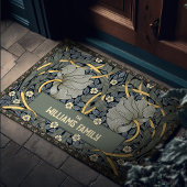 パーインペネルパターンDoormat William Morrisヴィンテージ ドアマット