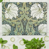 パーインペネル花柄ウィリアム・モリス キッチンタオル (折り畳み)