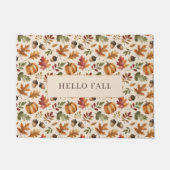 パーオンライ自然ズ秋オレンジウォーター離れカラー ドアマット (正面)