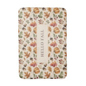 パーオンライ自然ズ秋オレンジウォーター離れカラー バスマット (正面縦)