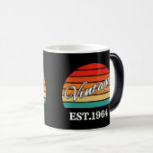 パーオン化ヴィンテージレトロカラー変形パパギフト モーフィングマグカップ (正面右)