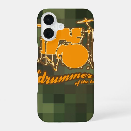 パーカションドラム iPhone 16ケース (裏面)