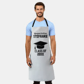 パーカスタムソナライズの卒業パーティークックアウトエプロン エプロン (着用した状態)
