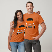 パーカスタムソナライズヴィンテージクラシックオレンジFat 500 Tシャツ (ユニセックス)