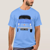 パーカスタムソナライズヴィンテージクラシック青写真500 Tシャツ (正面)