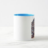 パーカッシブな水中競技性能 マグカップ (中央)